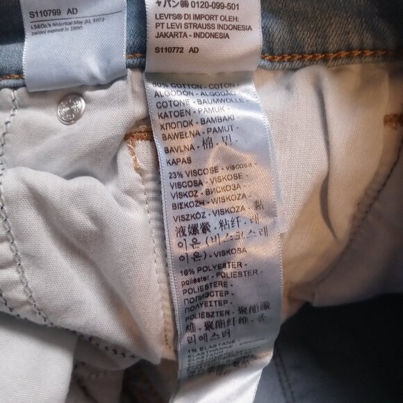 LEVI'S plus classic straight jeans in Slate Await (18W) - Picture 13 of 16